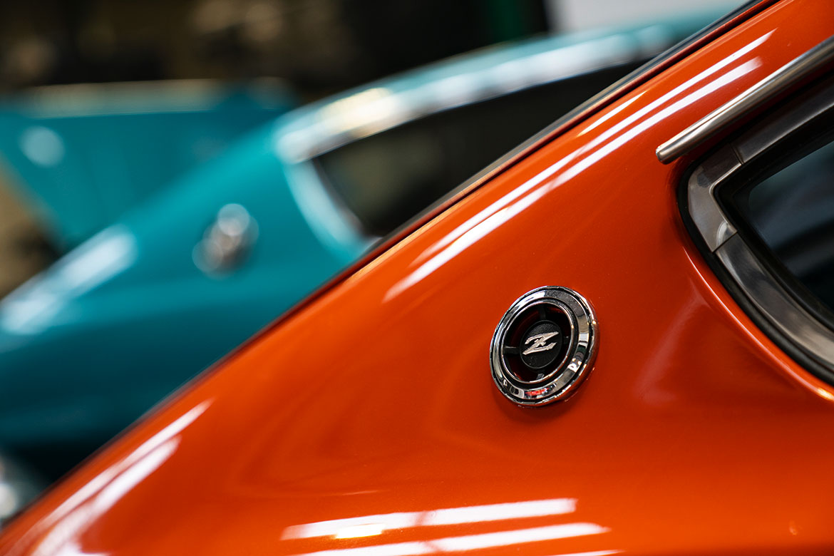 Orange Datsun 240Z